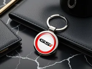 Opel Personalized Keychain Photo Domed Style
